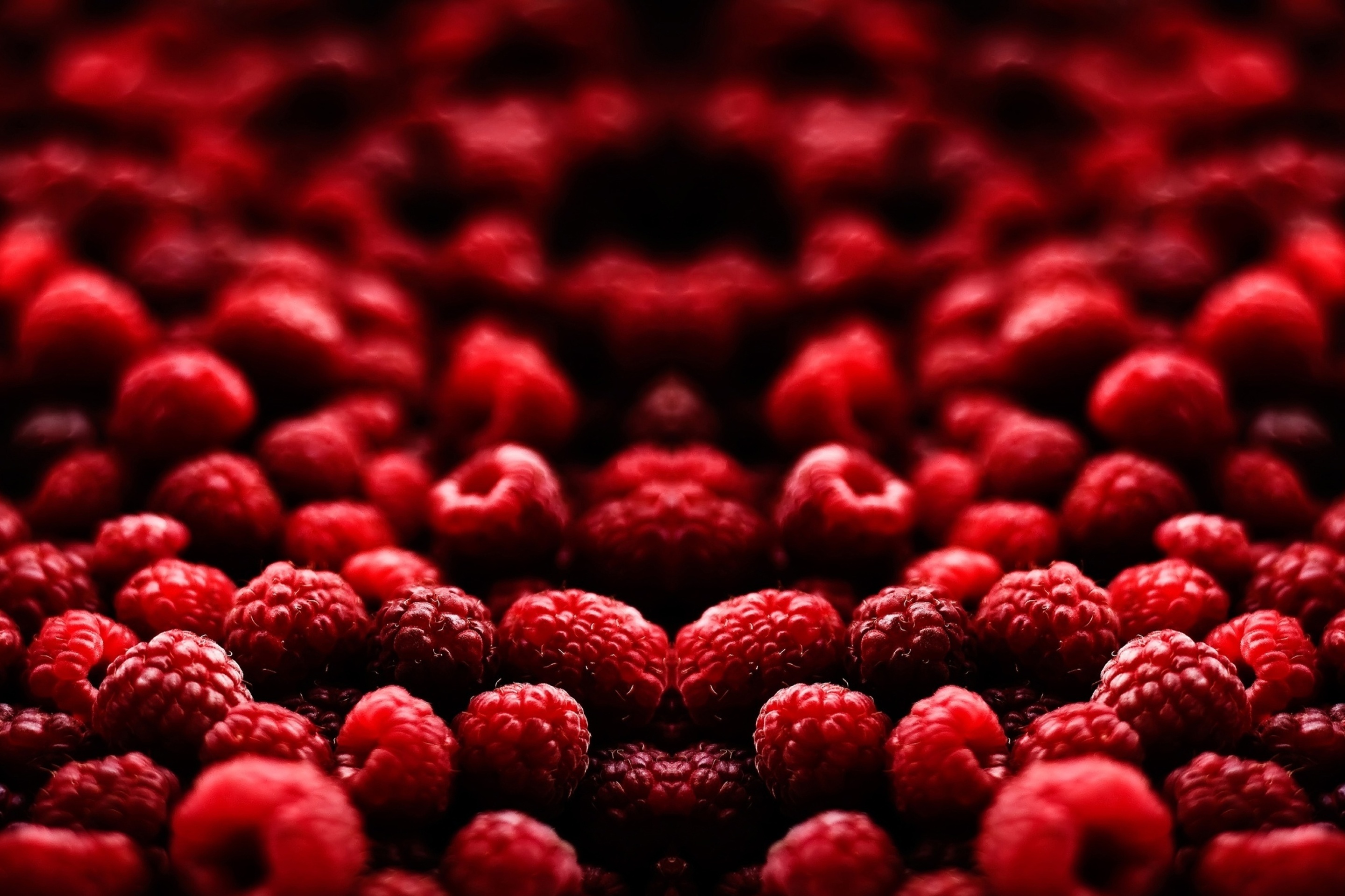 Das Appetizing Raspberries Wallpaper 2880x1920