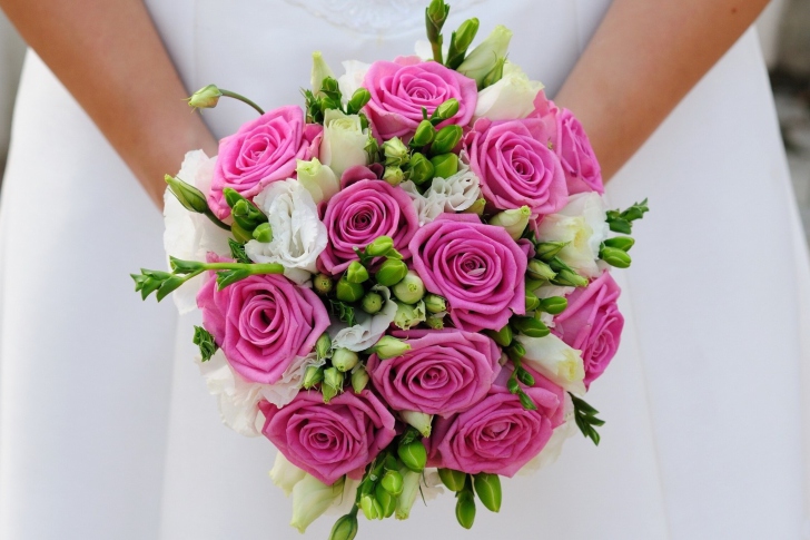 Screenshot №1 pro téma Pink Wedding Bouquet