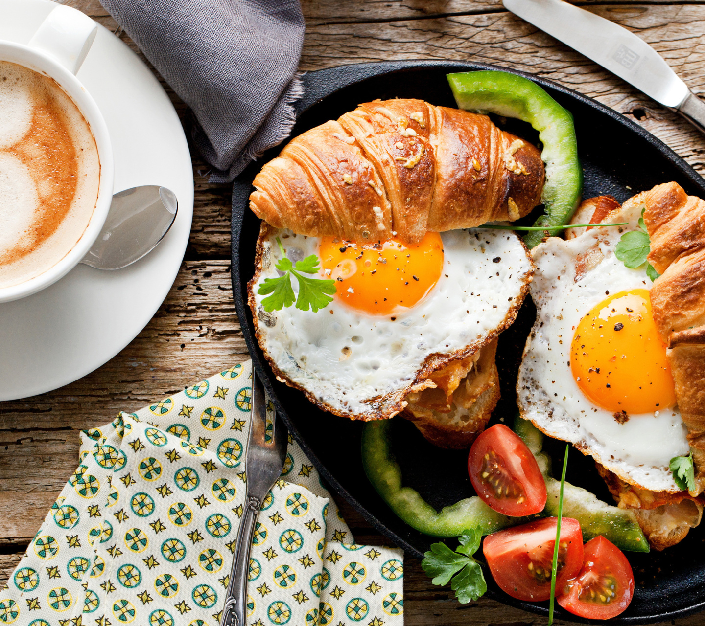 Breakfast in London wallpaper 1440x1280