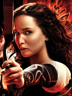 Screenshot №1 pro téma Katniss Jennifer Lawrence 240x320