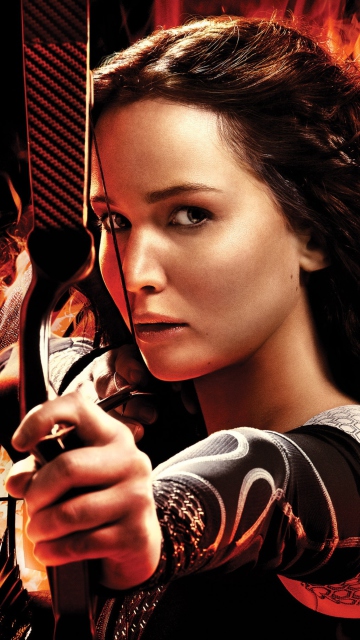 Fondo de pantalla Katniss Jennifer Lawrence 360x640