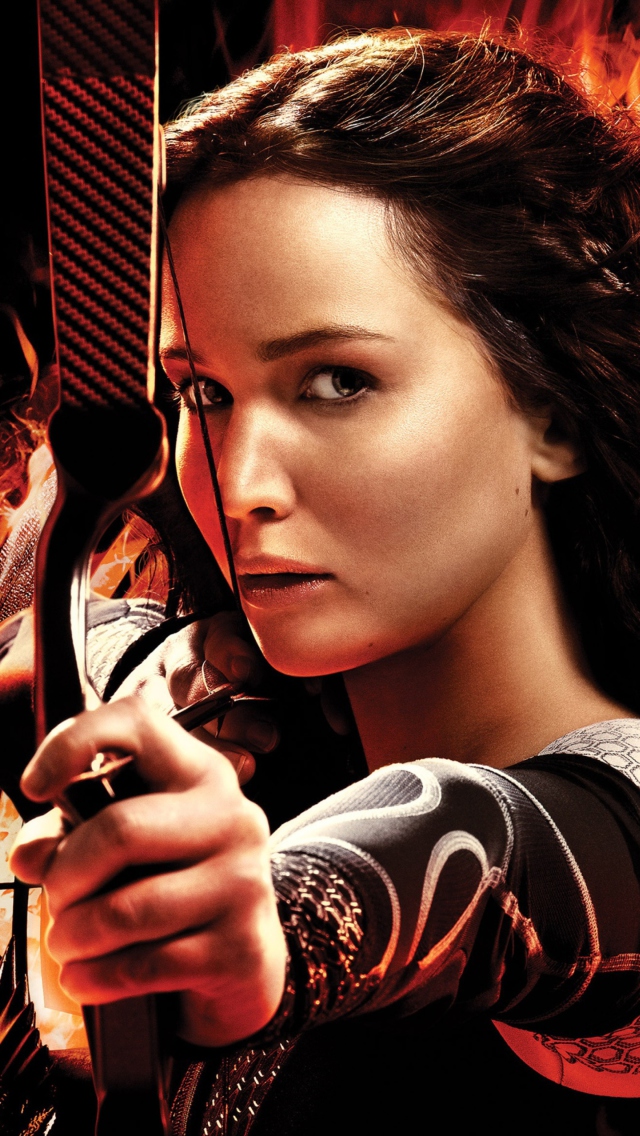 Screenshot №1 pro téma Katniss Jennifer Lawrence 640x1136