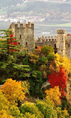 Screenshot №1 pro téma Brunnenburg Castle in South Tyrol 240x400