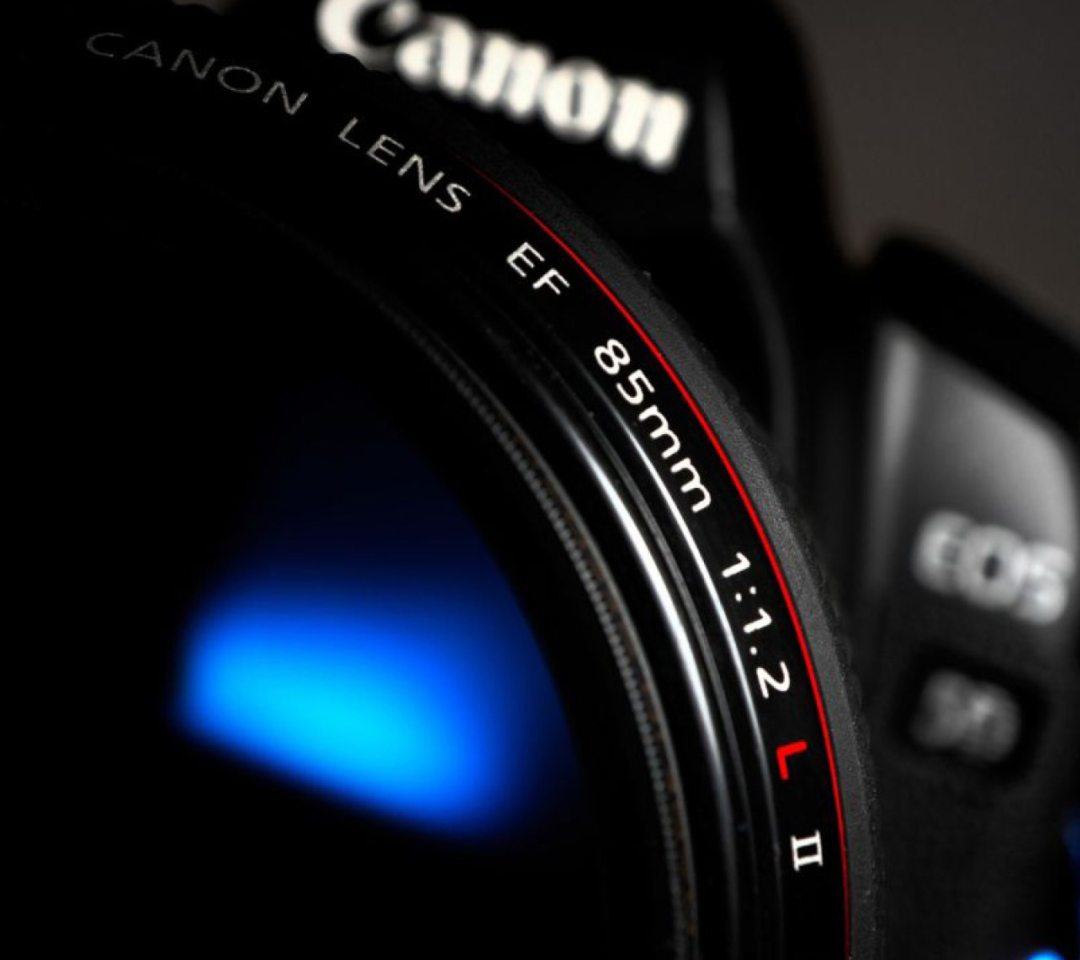Fondo de pantalla Canon Lens 1080x960