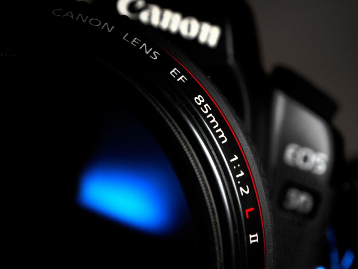 Fondo de pantalla Canon Lens 1152x864