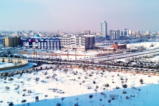 Winter City - Obrázkek zdarma pro Nokia Asha 201