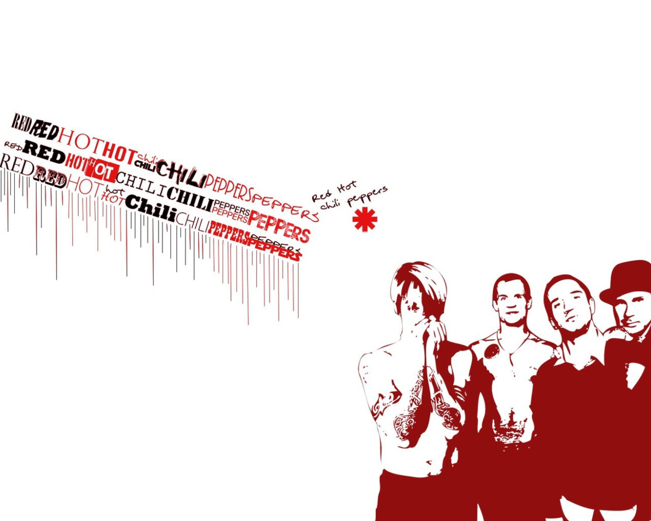 Screenshot №1 pro téma Red Hot Chili Peppers 1280x1024