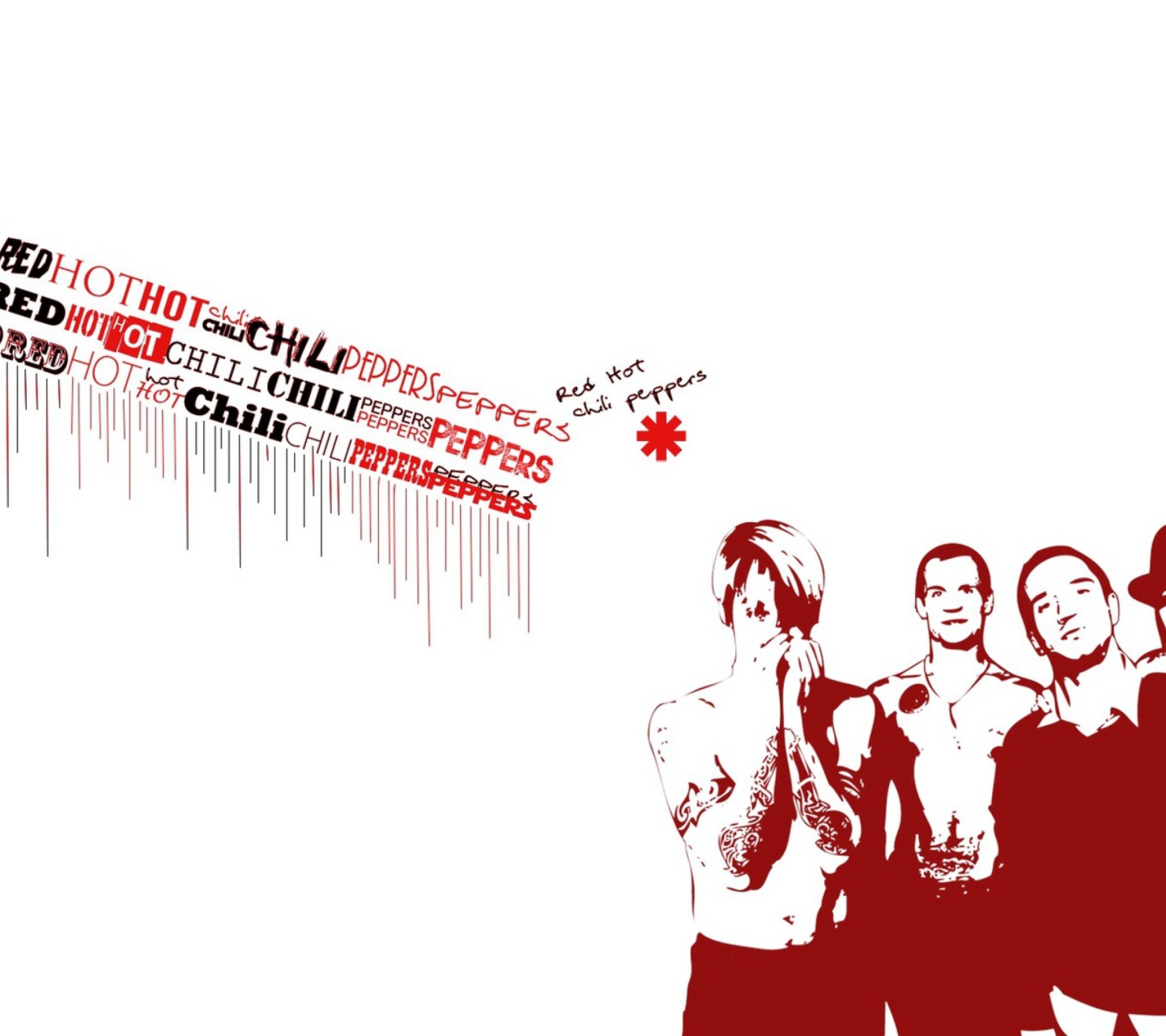 Das Red Hot Chili Peppers Wallpaper 1440x1280