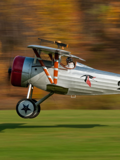 Screenshot №1 pro téma Nieuport 28 Aircraft 240x320