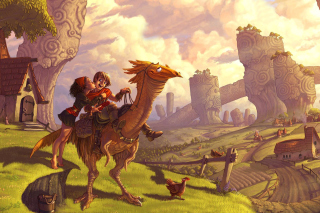 Dragon Riders Wallpaper for Android, iPhone and iPad
