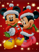 Screenshot №1 pro téma Mickey And Mini Mouse Christmas Time 132x176