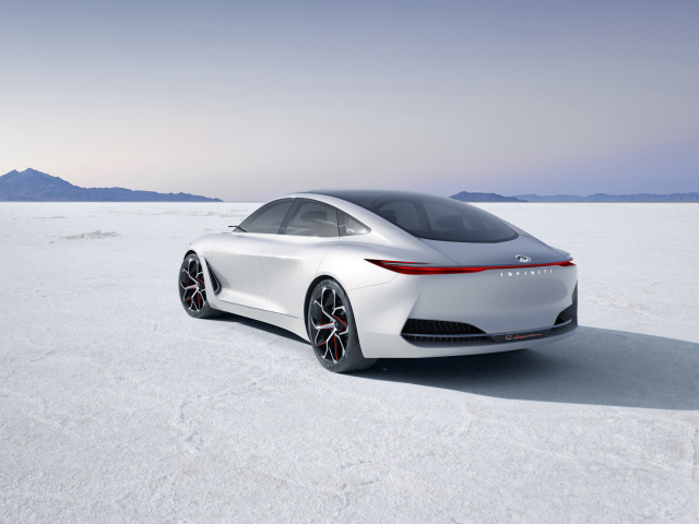 Infiniti Q Inspiration Futuristic Sedan wallpaper 640x480