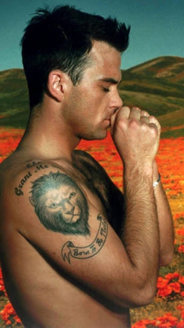 Fondo de pantalla Robbie Williams 360x640