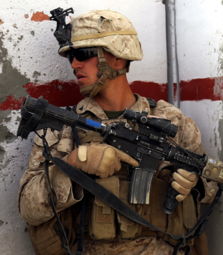 United States Marine Corps - Obrázkek zdarma pro iPhone 5S