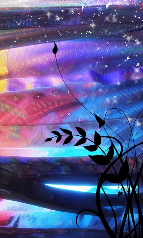 Abstract nature wallpaper 480x800