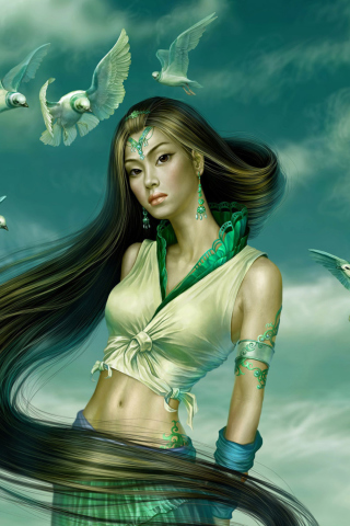 Screenshot №1 pro téma Fantasy Princess 320x480