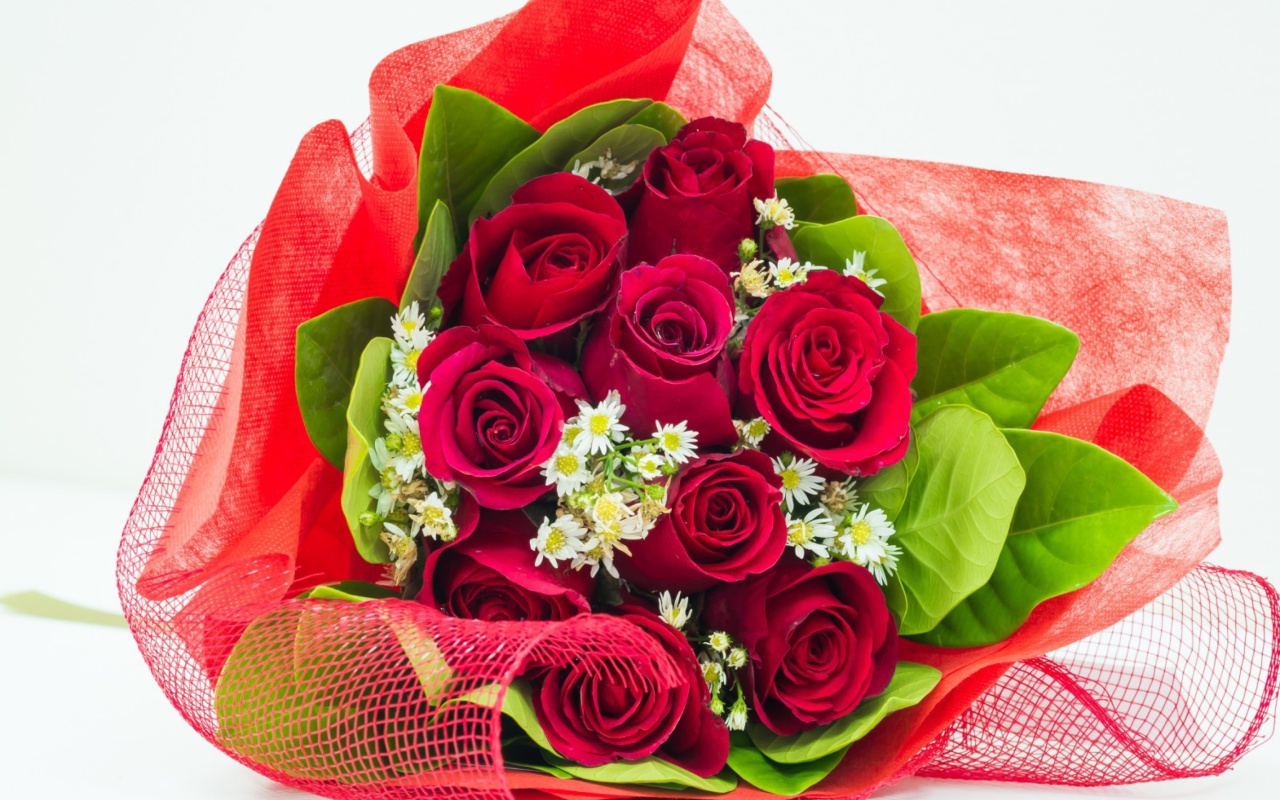 Screenshot №1 pro téma Romantic and Elegant Bouquet 1280x800