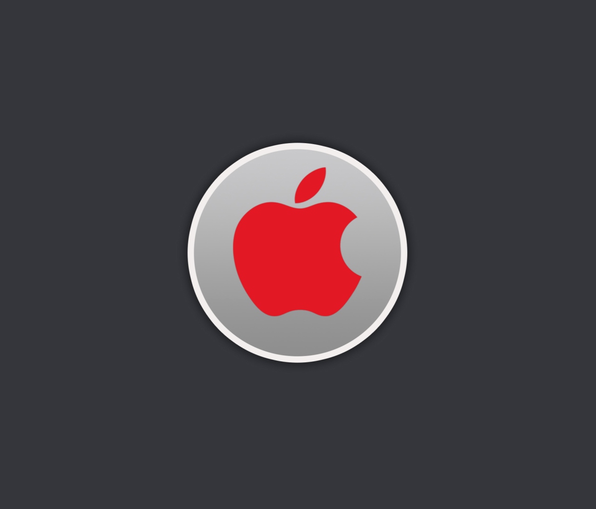 Sfondi Apple Computer Red Logo 1200x1024
