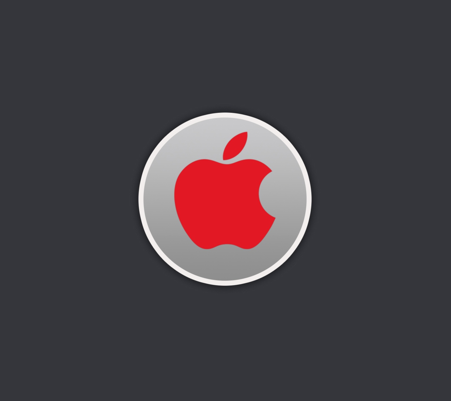 Screenshot №1 pro téma Apple Computer Red Logo 1440x1280