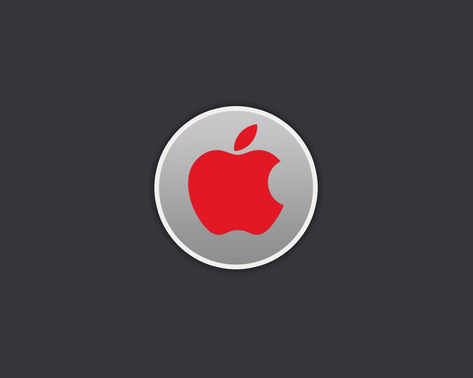 Fondo de pantalla Apple Computer Red Logo 1600x1280