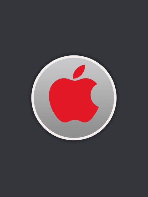 Screenshot №1 pro téma Apple Computer Red Logo 480x640