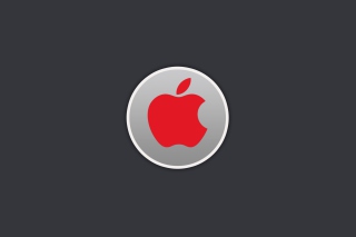 Apple Computer Red Logo - Obrázkek zdarma pro Nokia Asha 201