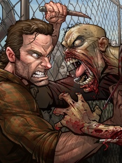 Screenshot №1 pro téma The Walking Dead Zombie 240x320