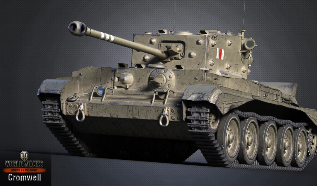 Screenshot №1 pro téma Cromwell Tank, World of Tanks 1024x600