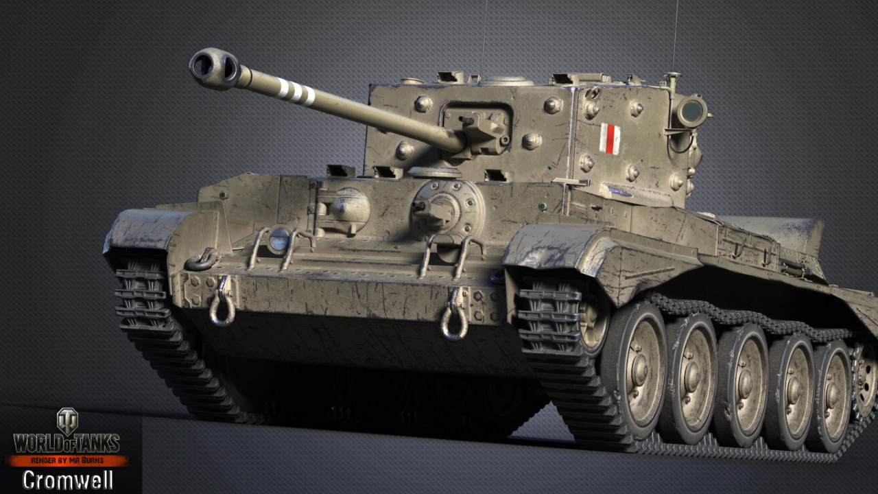 Screenshot №1 pro téma Cromwell Tank, World of Tanks 1280x720