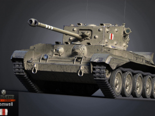 Screenshot №1 pro téma Cromwell Tank, World of Tanks 320x240