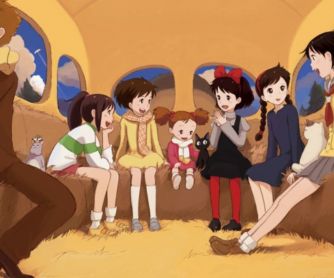 Screenshot №1 pro téma Kikis Delivery Service with Kiki, Jiji, Osono and Ursula 480x400