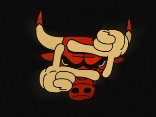 Das Chicago Bulls Wallpaper 320x240