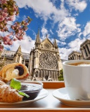 Breakfast in Paris wallpaper 128x160