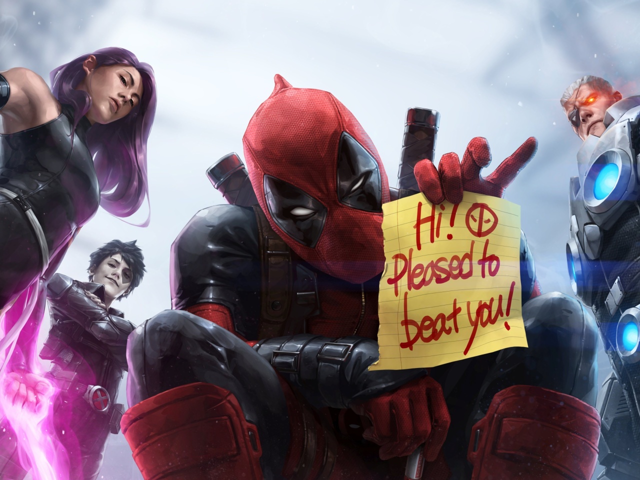 Fondo de pantalla Deadpool Comic Book 1280x960