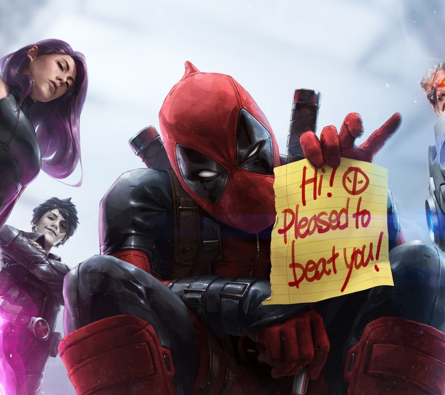 Deadpool Comic Book wallpaper 1440x1280