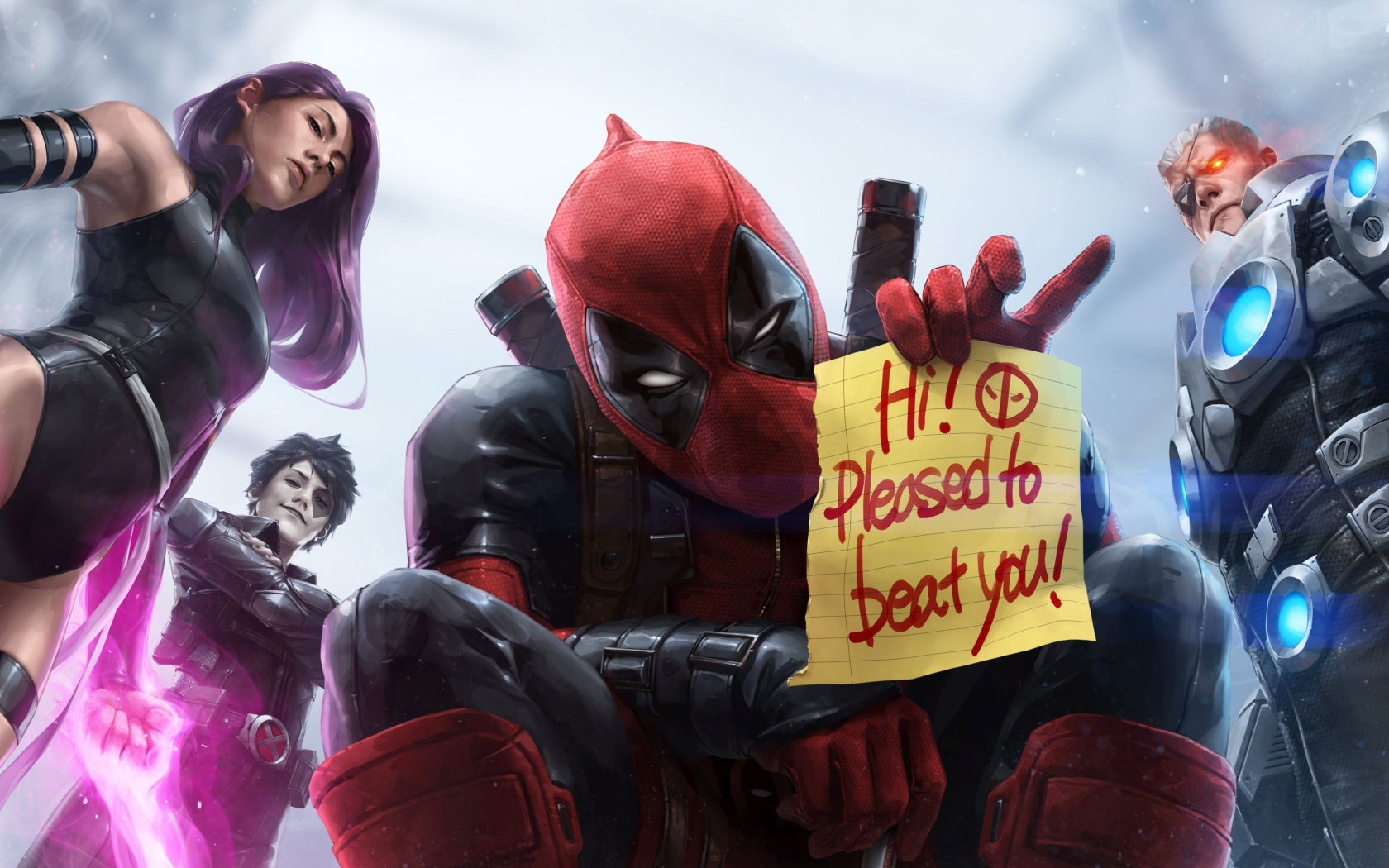 Deadpool Comic Book wallpaper 1680x1050