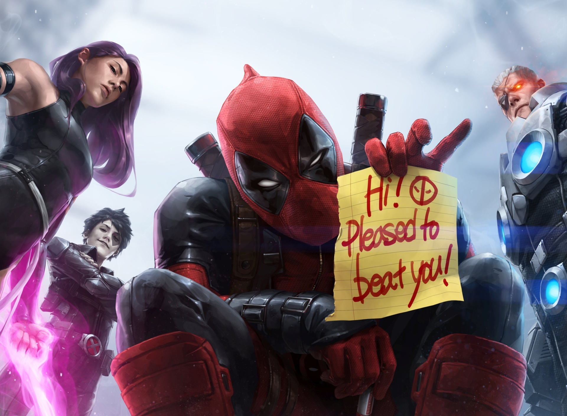 Обои Deadpool Comic Book 1920x1408