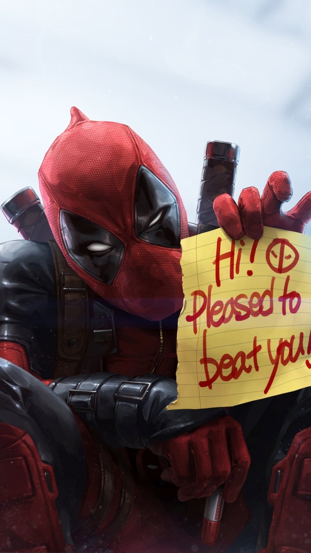 Das Deadpool Comic Book Wallpaper 640x1136