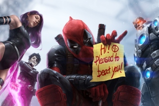 Free Deadpool Comic Book Picture for Android, iPhone and iPad