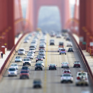 Cars On Bridge - Fondos de pantalla gratis para iPad Air