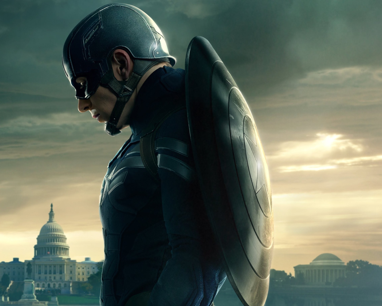 Screenshot №1 pro téma Captain America 2 The Winter Soldier 1280x1024