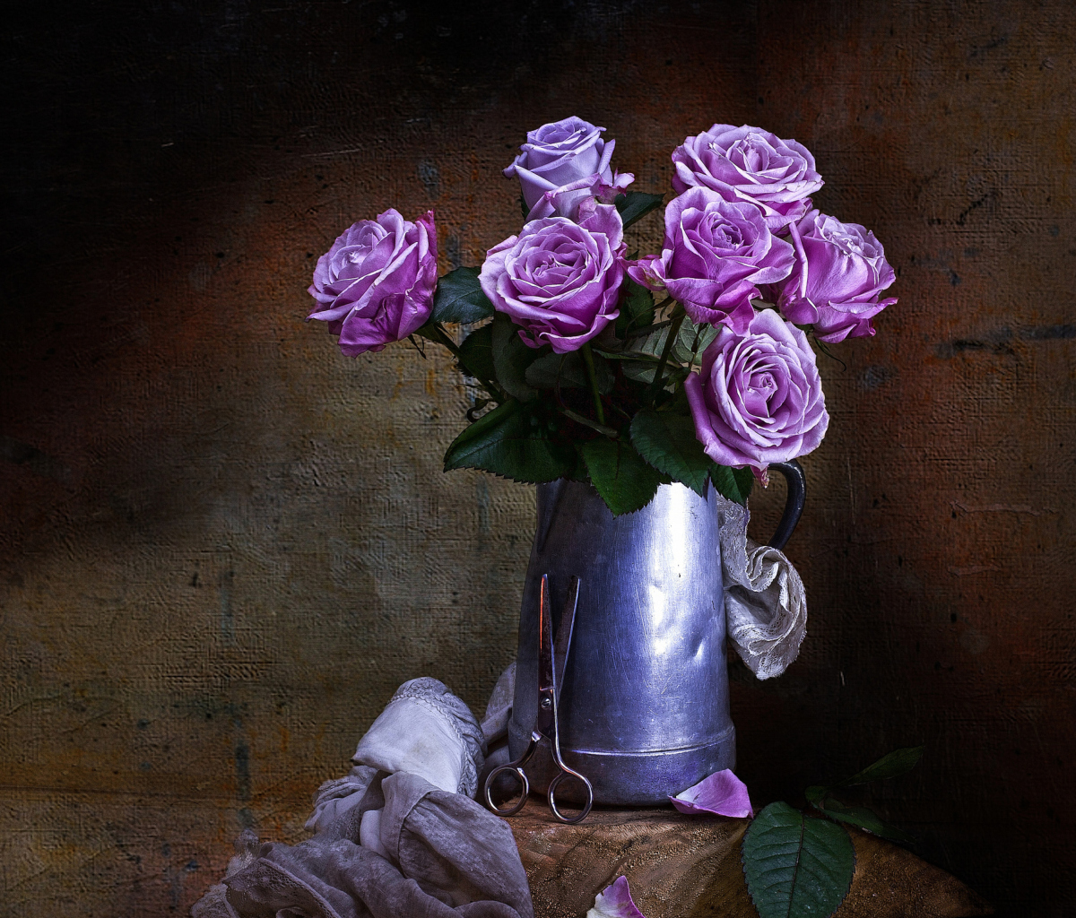 Purple Roses Bouquet screenshot #1 1200x1024