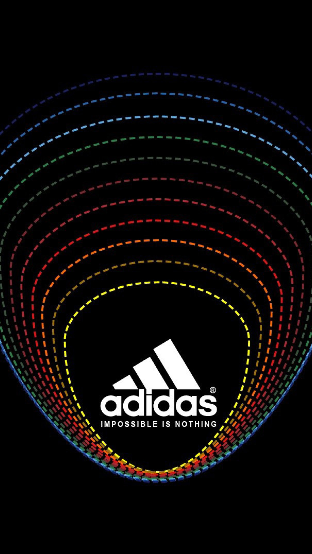 Sfondi Adidas Tagline, Impossible is Nothing 1080x1920