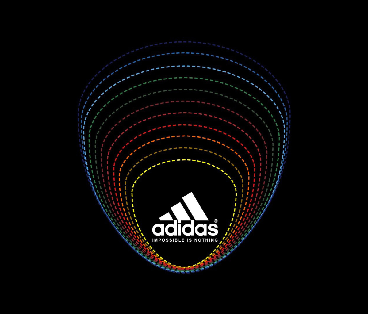Обои Adidas Tagline, Impossible is Nothing 1200x1024