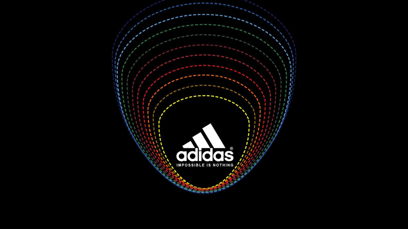 Das Adidas Tagline, Impossible is Nothing Wallpaper 1366x768