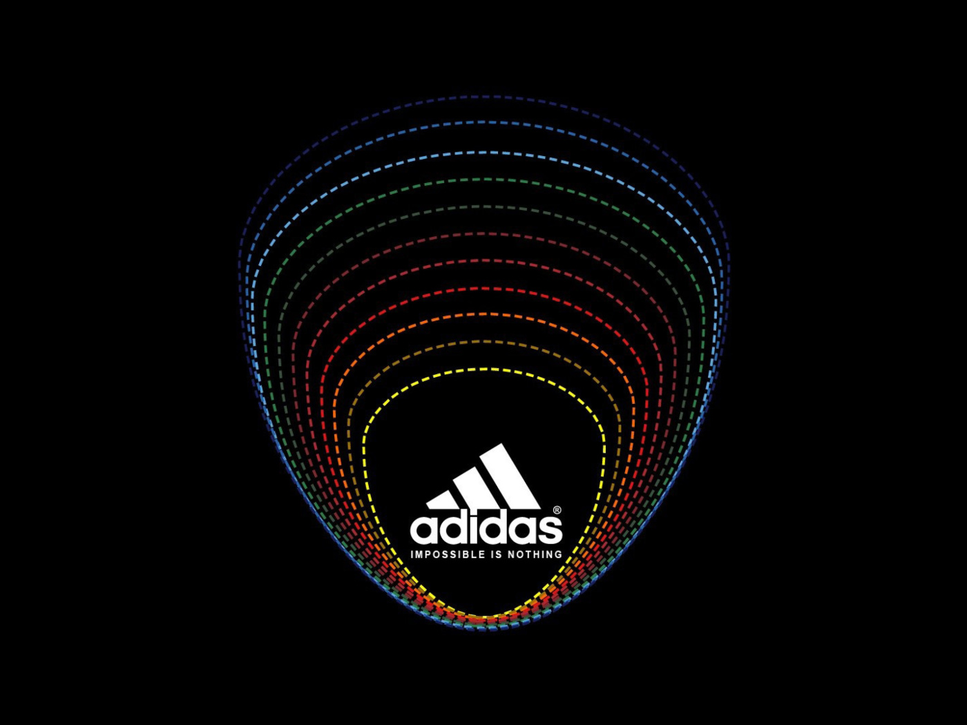 Fondo de pantalla Adidas Tagline, Impossible is Nothing 1400x1050