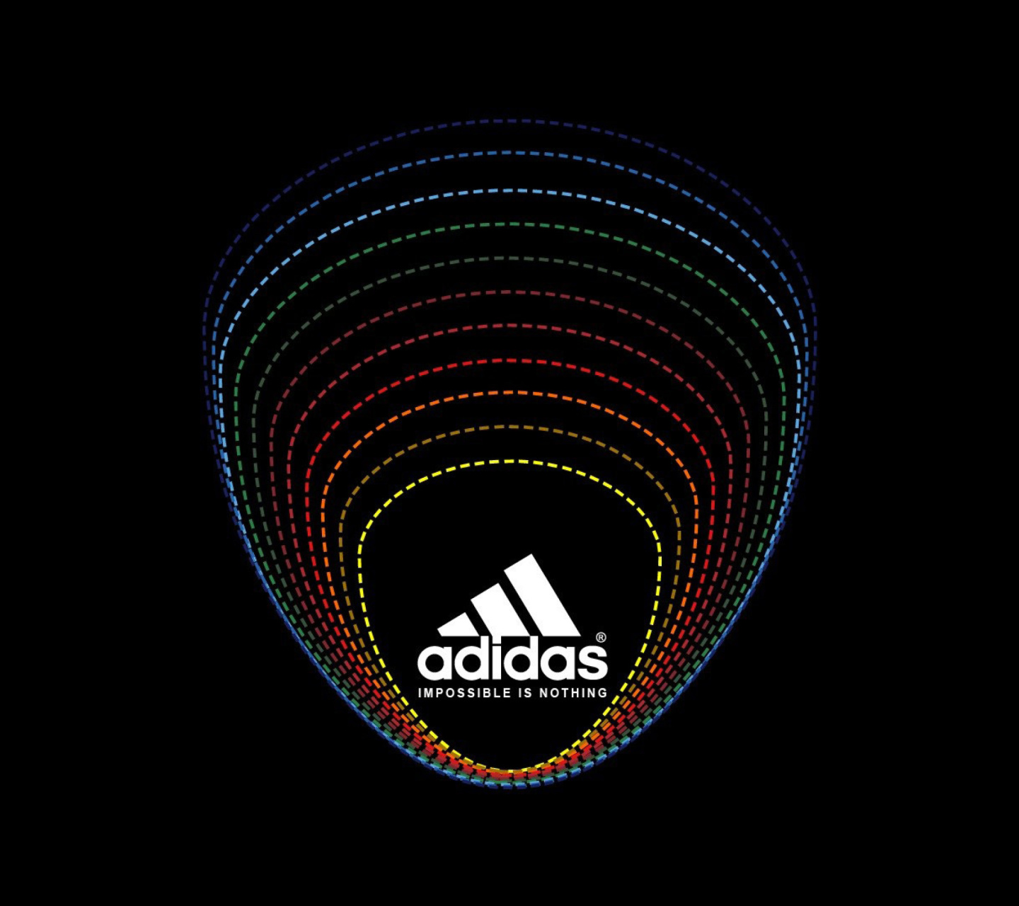 Das Adidas Tagline, Impossible is Nothing Wallpaper 1440x1280