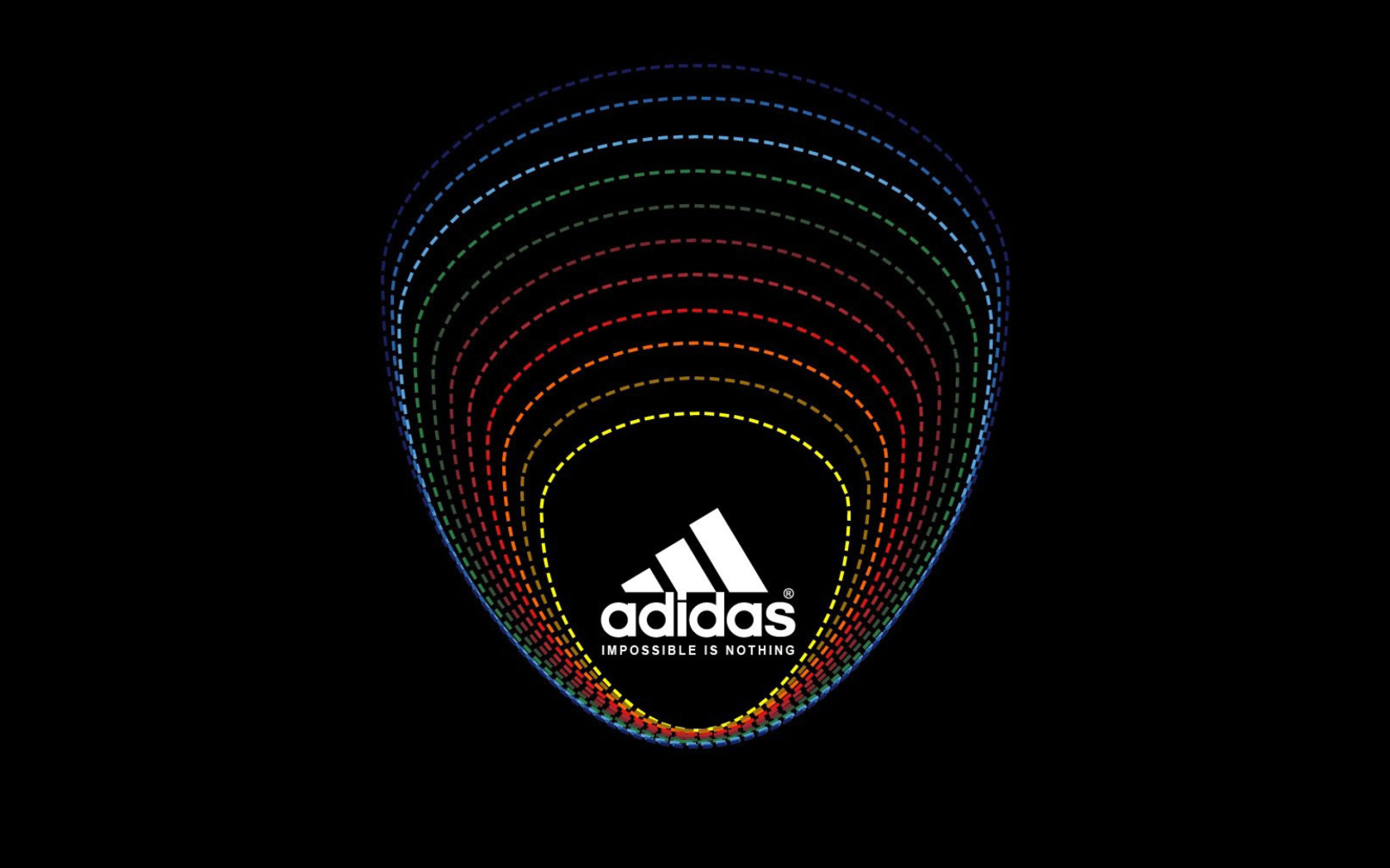 Fondo de pantalla Adidas Tagline, Impossible is Nothing 1680x1050