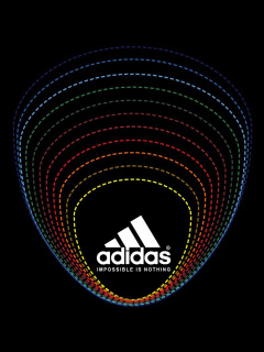 Sfondi Adidas Tagline, Impossible is Nothing 240x320