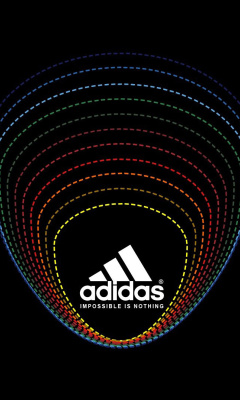 Das Adidas Tagline, Impossible is Nothing Wallpaper 240x400